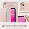 image:imageJETech Case Cover for iPad A16 11th10th Gen Navy Blue  For 20252022 Model Translucent Back TriFold Stand Auto WakeSleep Lightweight Shockproof ProtectionRose Gold