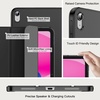 image:imageJETech Case Cover for iPad A16 11th10th Gen Navy Blue  For 20252022 Model Translucent Back TriFold Stand Auto WakeSleep Lightweight Shockproof ProtectionBlack