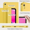 image:imageJETech Case Cover for iPad A16 11th10th Gen Navy Blue  For 20252022 Model Translucent Back TriFold Stand Auto WakeSleep Lightweight Shockproof ProtectionYellow