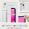 image:imageJETech Case Cover for iPad A16 11th10th Gen Navy Blue  For 20252022 Model Translucent Back TriFold Stand Auto WakeSleep Lightweight Shockproof ProtectionSilver
