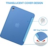 image:imageJETech Case Cover for iPad A16 11th10th Gen Navy Blue  For 20252022 Model Translucent Back TriFold Stand Auto WakeSleep Lightweight Shockproof ProtectionSky Blue