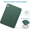 image:imageJETech Case Cover for iPad A16 11th10th Gen Navy Blue  For 20252022 Model Translucent Back TriFold Stand Auto WakeSleep Lightweight Shockproof ProtectionMisty Green