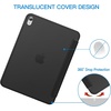image:imageJETech Case Cover for iPad A16 11th10th Gen Navy Blue  For 20252022 Model Translucent Back TriFold Stand Auto WakeSleep Lightweight Shockproof ProtectionBlack