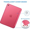 image:imageJETech Case Cover for iPad A16 11th10th Gen Navy Blue  For 20252022 Model Translucent Back TriFold Stand Auto WakeSleep Lightweight Shockproof ProtectionPink