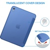 image:imageJETech Case Cover for iPad A16 11th10th Gen Navy Blue  For 20252022 Model Translucent Back TriFold Stand Auto WakeSleep Lightweight Shockproof ProtectionNavy Blue