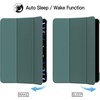 image:imageJETech Case Cover for iPad Pro 11 432 202220212020 Black  Slim Translucent Back Design TriFold Stand Auto WakeSleep Lightweight Shockproof ProtectionMisty Blue