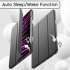 image:imageJETech Case Cover for iPad Pro 11 432 Black  For 202220212020 Model Soft TPU Protection Pencil Holder TriFold Stand Auto WakeSleep Shockproof Lightweight DesignSpace Gray