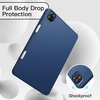 image:imageJETech Case Cover for iPad Pro 11 432 Black  For 202220212020 Model Soft TPU Protection Pencil Holder TriFold Stand Auto WakeSleep Shockproof Lightweight DesignNavy