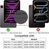 image:imageJETech Case Cover for iPad Pro 11 432 Black  For 202220212020 Model Soft TPU Protection Pencil Holder TriFold Stand Auto WakeSleep Shockproof Lightweight DesignMisty Green