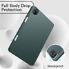 image:imageJETech Case Cover for iPad Pro 11 432 Black  For 202220212020 Model Soft TPU Protection Pencil Holder TriFold Stand Auto WakeSleep Shockproof Lightweight DesignMisty Green