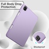 image:imageJETech Case Cover for iPad Pro 11 432 Black  For 202220212020 Model Soft TPU Protection Pencil Holder TriFold Stand Auto WakeSleep Shockproof Lightweight DesignLight Purple