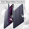 image:imageJETech Case Cover for iPad Pro 11 432 Black  For 202220212020 Model Soft TPU Protection Pencil Holder TriFold Stand Auto WakeSleep Shockproof Lightweight DesignDeep Navy