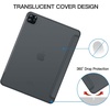 image:imageJETech Case Cover for iPad Pro 11 4321 2022202120202018 Black  Slim Translucent Back Design TriFold Stand Auto WakeSleep Lightweight Shockproof ProtectionDark Grey