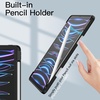 image:imageJETech Case Cover for iPad Pro 11 4321 Black  For 2022202120202018 Model Clear Back Pencil Holder Slim Shockproof TriFold Stand Auto WakeSleepBlack