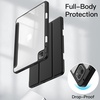 image:imageJETech Case Cover for iPad Pro 11 4321 Black  For 2022202120202018 Model Clear Back Pencil Holder Slim Shockproof TriFold Stand Auto WakeSleepBlack