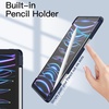 image:imageJETech Case Cover for iPad Pro 11 4321 Black  For 2022202120202018 Model Clear Back Pencil Holder Slim Shockproof TriFold Stand Auto WakeSleepDeep Navy