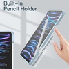 image:imageJETech Case Cover for iPad Pro 11 4321 Black  For 2022202120202018 Model Clear Back Pencil Holder Slim Shockproof TriFold Stand Auto WakeSleepLight Blue
