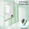 image:imageJETech Case Cover for iPad Pro 11 4321 Black  For 2022202120202018 Model Clear Back Pencil Holder Slim Shockproof TriFold Stand Auto WakeSleepMatcha Green