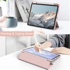 image:imageJETech Case Cover for iPad Pro 11 4321 Black  For 2022202120202018 Model Clear Back Pencil Holder Slim Shockproof TriFold Stand Auto WakeSleepRose Gold