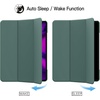 image:imageJETech Case Cover for iPad Pro 129 4th3rd Gen 20202018 Black  Slim Translucent Back Design TriFold Stand Auto WakeSleep Lightweight Shockproof ProtectionMisty Green