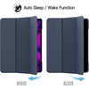 image:imageJETech Case Cover for iPad Pro 129 4th3rd Gen 20202018 Black  Slim Translucent Back Design TriFold Stand Auto WakeSleep Lightweight Shockproof ProtectionNavy