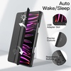image:imageJETech Case Cover for iPad Pro 129 6543 Black  For 2022202120202018 Model Clear Back Pencil Holder Slim Shockproof TriFold Stand Auto WakeSleepBlack