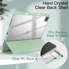 image:imageJETech Case Cover for iPad Pro 129 6543 Black  For 2022202120202018 Model Clear Back Pencil Holder Slim Shockproof TriFold Stand Auto WakeSleepMatcha Green