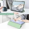 image:imageJETech Case Cover for iPad Pro 129 6543 Black  For 2022202120202018 Model Clear Back Pencil Holder Slim Shockproof TriFold Stand Auto WakeSleepMatcha Green