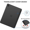 image:imageJETech Case Cover for iPad Pro 129 6th5th Gen 20222021 Black  Slim Translucent Back Design TriFold Stand Auto WakeSleep Lightweight Shockproof ProtectionBlack