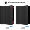 image:imageJETech Case Cover for iPad Pro 129 6th5th Gen 20222021 Black  Slim Translucent Back Design TriFold Stand Auto WakeSleep Lightweight Shockproof ProtectionBlack