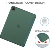 image:imageJETech Case Cover for iPad Pro 129 6th5th Gen 20222021 Black  Slim Translucent Back Design TriFold Stand Auto WakeSleep Lightweight Shockproof ProtectionMisty Green