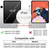 image:imageJETech Case Cover for iPad Pro 129 6th5th Gen 20222021 Black  Soft TPU Protection Pencil Holder TriFold Stand Pencil Charging Support Shockproof Lightweight Design Auto WakeSleepNavy