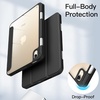 image:imageJETech Case Cover for iPad mini A17 Pro6th Gen 20242021 Black  Clear Transparent Back Pencil Holder Slim Shockproof Protection TriFold Stand Auto WakeSleepBlack