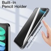 image:imageJETech Case Cover for iPad mini A17 Pro6th Gen 20242021 Black  Clear Transparent Back Pencil Holder Slim Shockproof Protection TriFold Stand Auto WakeSleepSpace Gray