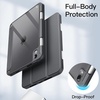 image:imageJETech Case Cover for iPad mini A17 Pro6th Gen 20242021 Black  Clear Transparent Back Pencil Holder Slim Shockproof Protection TriFold Stand Auto WakeSleepSpace Gray