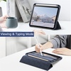 image:imageJETech Case Cover for iPad mini A17 Pro6th Gen 20242021 Black  Clear Transparent Back Pencil Holder Slim Shockproof Protection TriFold Stand Auto WakeSleepNavy