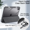 image:imageJETech Case Cover for iPad mini A17 Pro6th Gen 20242021 Black  Clear Transparent Back Pencil Holder Slim Shockproof Protection TriFold Stand Auto WakeSleepSpace Gray