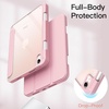image:imageJETech Case Cover for iPad mini A17 Pro6th Gen 20242021 Black  Clear Transparent Back Pencil Holder Slim Shockproof Protection TriFold Stand Auto WakeSleepPink