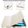 image:imageJETech Case Cover for iPad mini A17 Pro6th Gen 20242021 Black  Slim Translucent Back Design TriFold Stand Auto WakeSleep Lightweight Shockproof ProtectionStarlight
