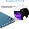 image:imageJETech Case Cover for iPad mini A17 Pro6th Gen 20242021 Black  Slim Translucent Back Design TriFold Stand Auto WakeSleep Lightweight Shockproof ProtectionTeal