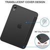 image:imageJETech Case Cover for iPad mini A17 Pro6th Gen 20242021 Black  Slim Translucent Back Design TriFold Stand Auto WakeSleep Lightweight Shockproof ProtectionBlack