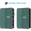 image:imageJETech Case Cover for iPad mini A17 Pro6th Gen 20242021 Black  Slim Translucent Back Design TriFold Stand Auto WakeSleep Lightweight Shockproof ProtectionMisty Green