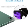 image:imageJETech Case Cover for iPad mini A17 Pro6th Gen 20242021 Black  Slim Translucent Back Design TriFold Stand Auto WakeSleep Lightweight Shockproof ProtectionMisty Green