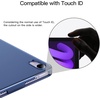 image:imageJETech Case Cover for iPad mini A17 Pro6th Gen 20242021 Black  Slim Translucent Back Design TriFold Stand Auto WakeSleep Lightweight Shockproof ProtectionNavy Blue