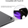 image:imageJETech Case Cover for iPad mini A17 Pro6th Gen 20242021 Black  Slim Translucent Back Design TriFold Stand Auto WakeSleep Lightweight Shockproof ProtectionSpace Gray