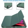 image:imageJETech Case Cover for iPad mini A17 Pro6th Gen 20242021 Black  Slim Translucent Back Design TriFold Stand Auto WakeSleep Lightweight Shockproof ProtectionMisty Green