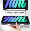 image:imageJETech Case Cover for iPad mini A17 Pro6th Gen 20242021 Black  Soft TPU Protection Pencil Holder TriFold Stand Auto WakeSleep Shockproof Lightweight DesignNavy