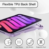 image:imageJETech Case Cover for iPad mini A17 Pro6th Gen 20242021 Black  Soft TPU Protection Pencil Holder TriFold Stand Auto WakeSleep Shockproof Lightweight DesignPurple