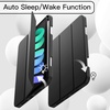 image:imageJETech Case Cover for iPad mini A17 Pro6th Gen 20242021 Black  Soft TPU Protection Pencil Holder TriFold Stand Auto WakeSleep Shockproof Lightweight DesignBlack