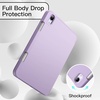 image:imageJETech Case Cover for iPad mini A17 Pro6th Gen 20242021 Black  Soft TPU Protection Pencil Holder TriFold Stand Auto WakeSleep Shockproof Lightweight DesignPurple